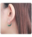 Silver Hoop Earring HO-2603